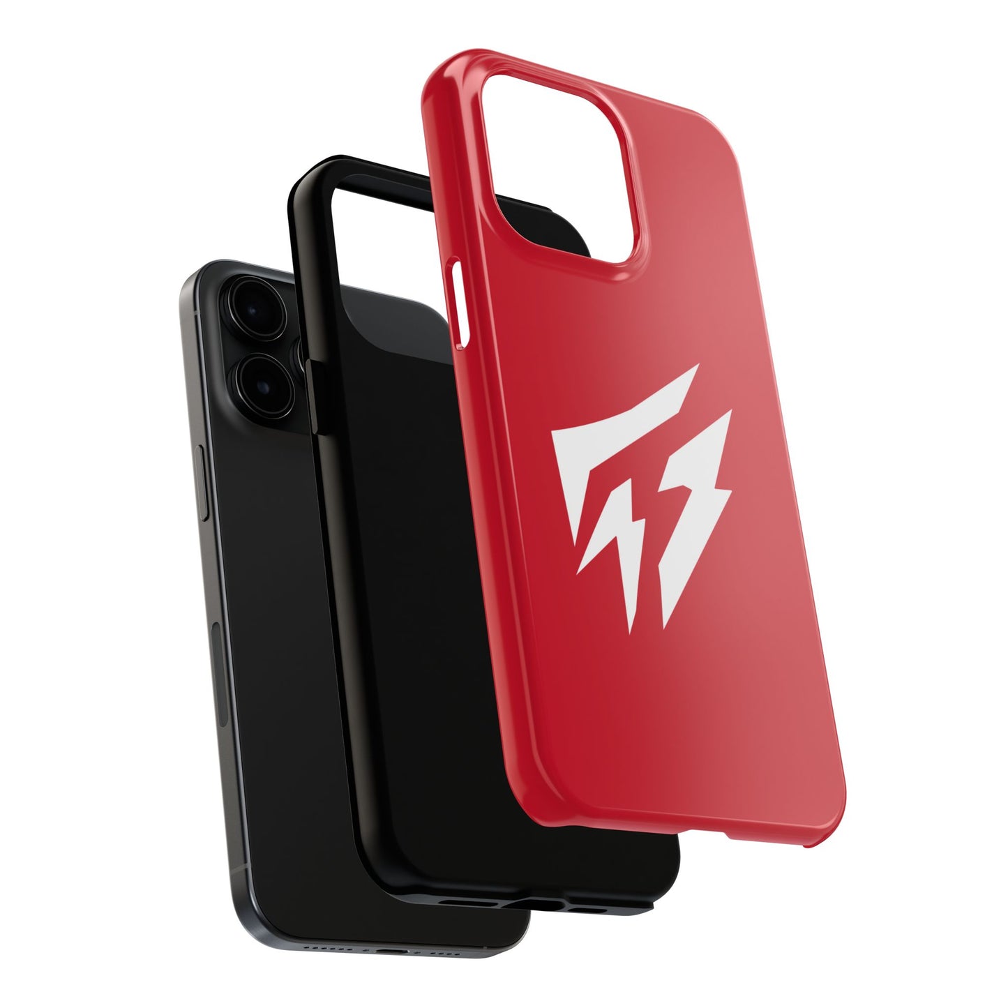 Flashlander Thunders Tough Phone Cases for all Iphone and Samsung Galaxy Dark Red