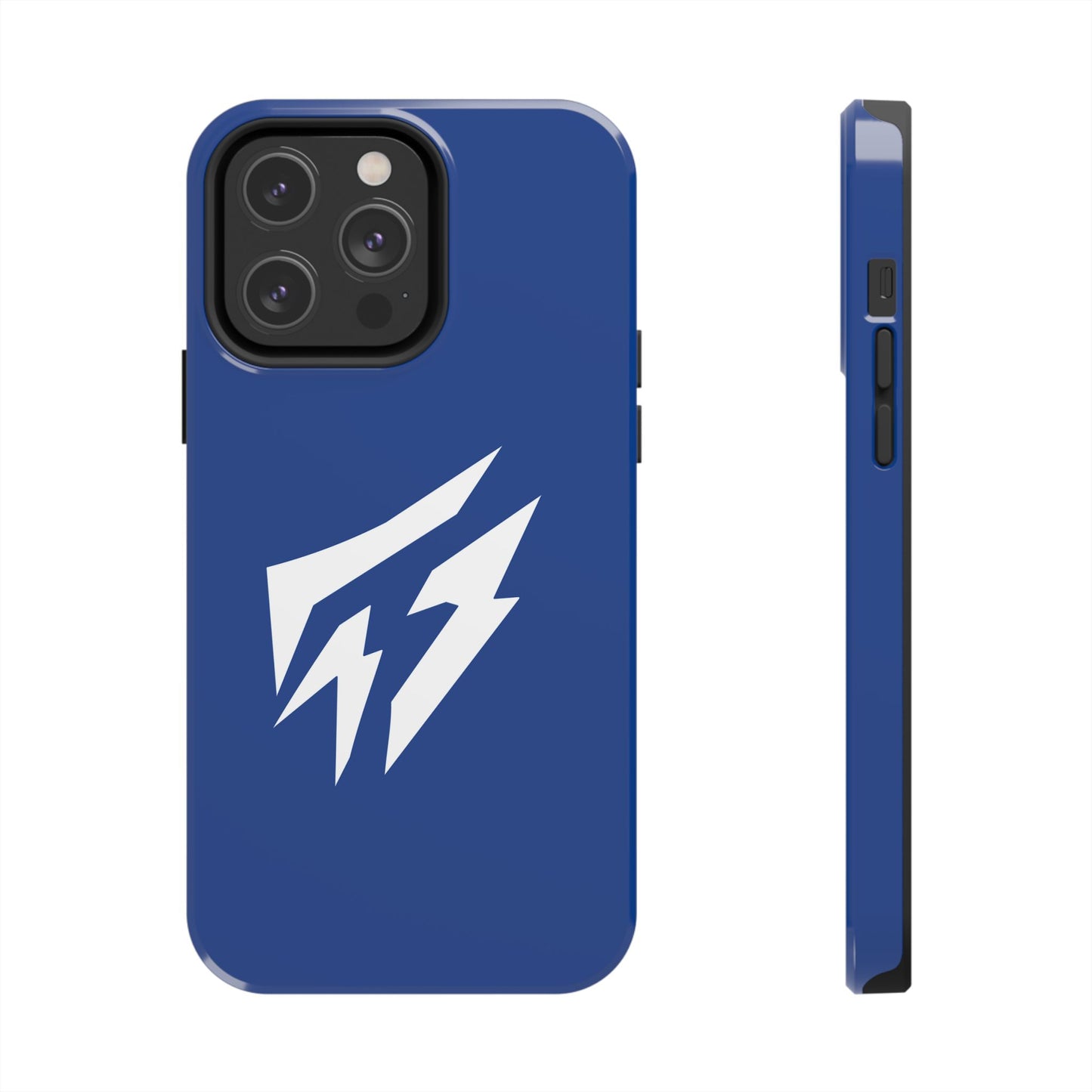 Flashlander Thunders Tough Phone Cases for all Iphone and Samsung Galaxy Dark Blue