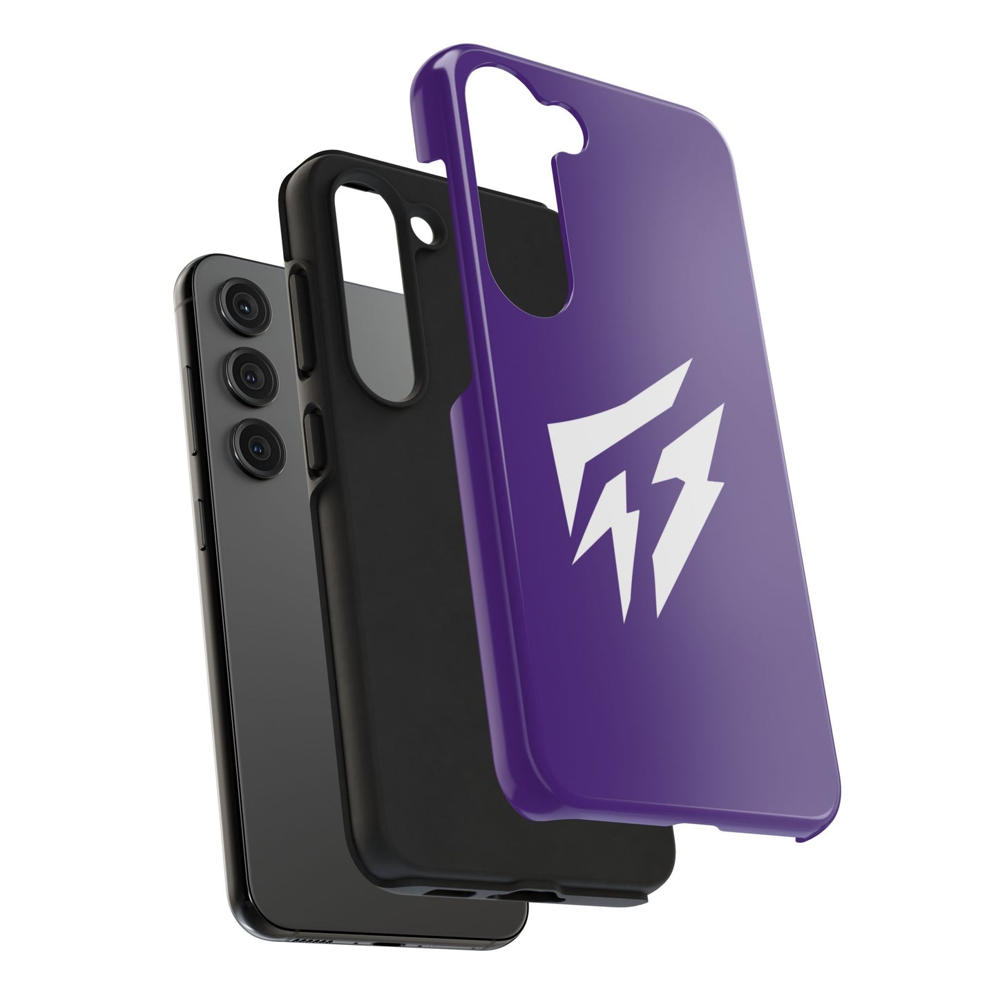 Flashlander Thunders Tough Phone Cases for all Iphone and Samsung Galaxy Purple