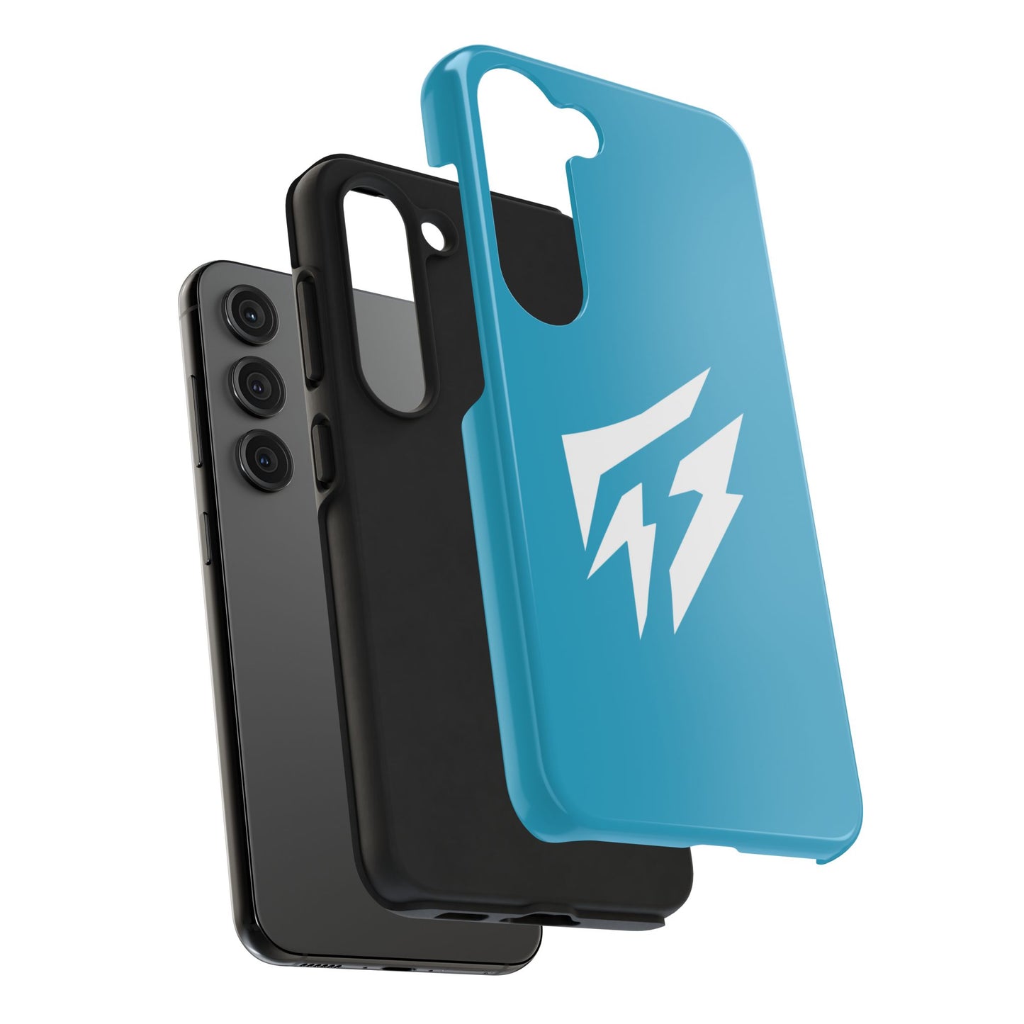 Flashlander Thunders Tough Phone Cases for all Iphone and Samsung Galaxy Blue Aqua Turquoise