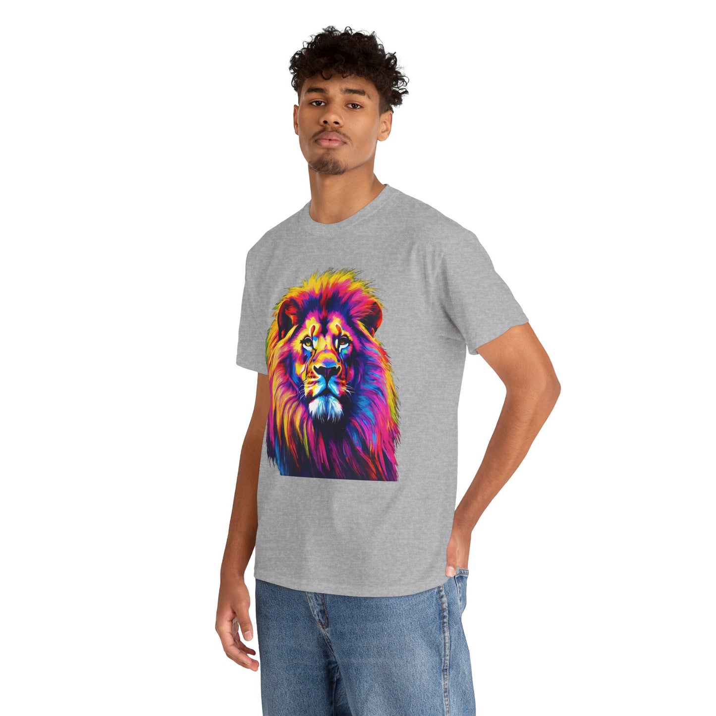 Lion Art Pop T-Shirt Flashlander