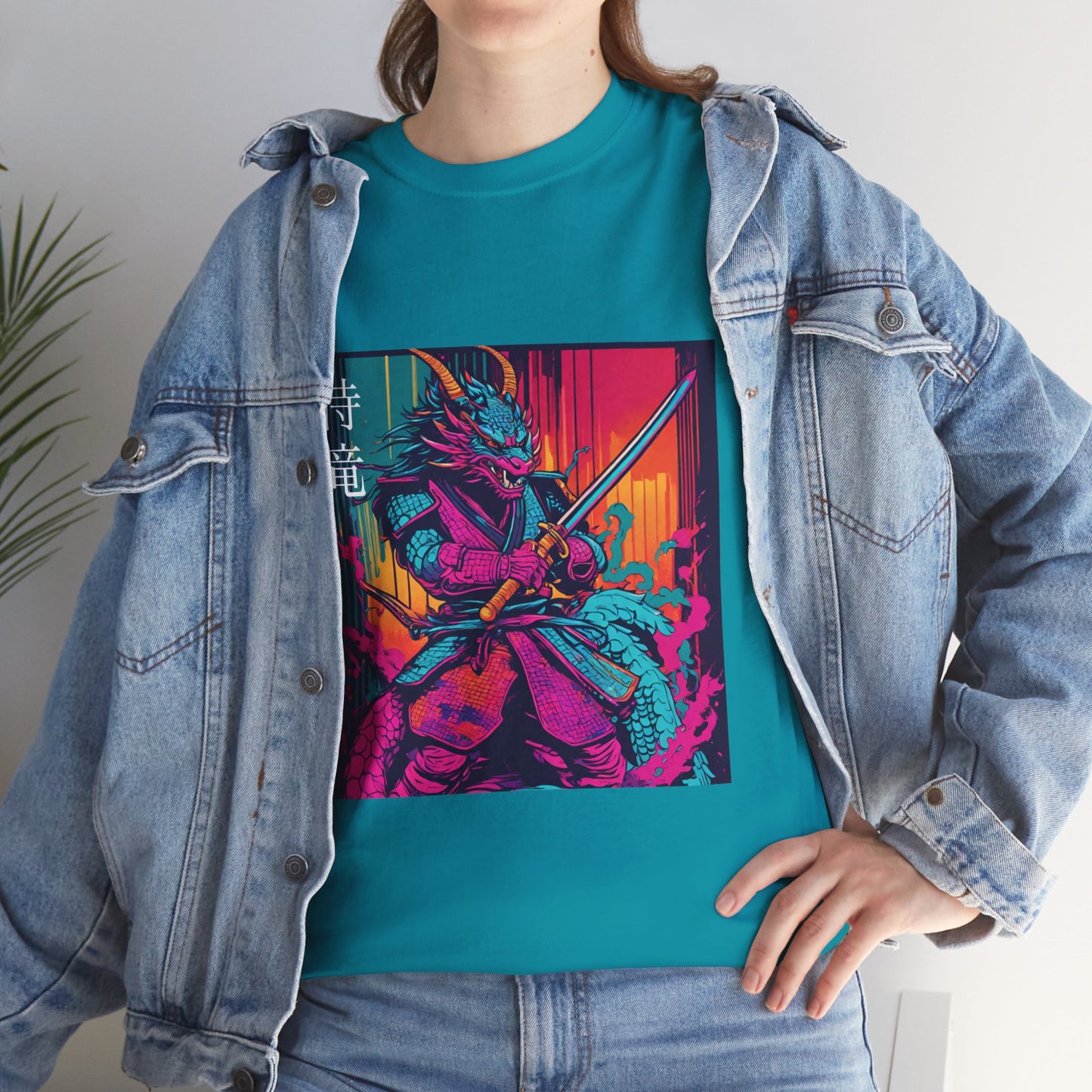 Dragon Samurai Pop Art - Flashlander Gym Shirt