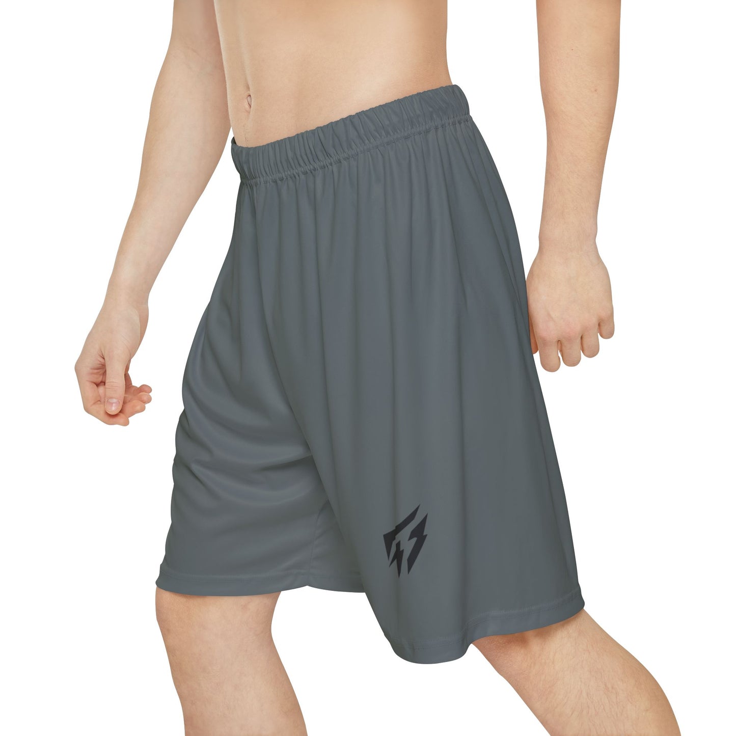 Flashlander ALG Performance Men’s Sports Shorts (AOP) Dark Grey