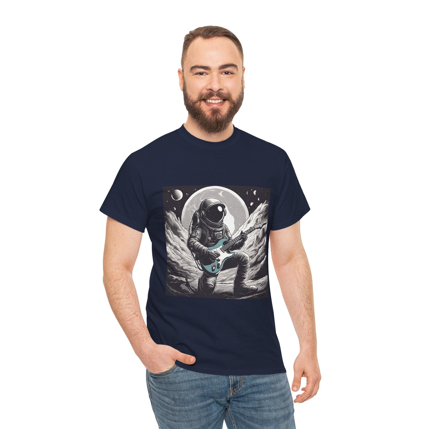 Galactic Jam Rockstar Astronaut Flashlander Gym Shirt