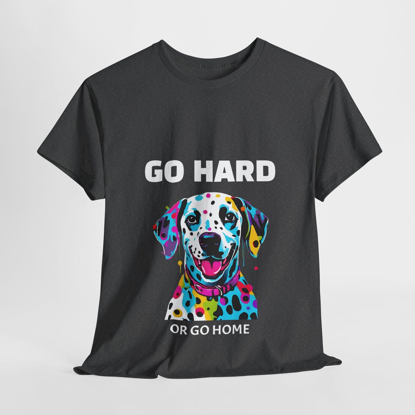 Dalmatian Dog Pop Art  - Go Hard Or Go Home Flashlander Gym Shirt