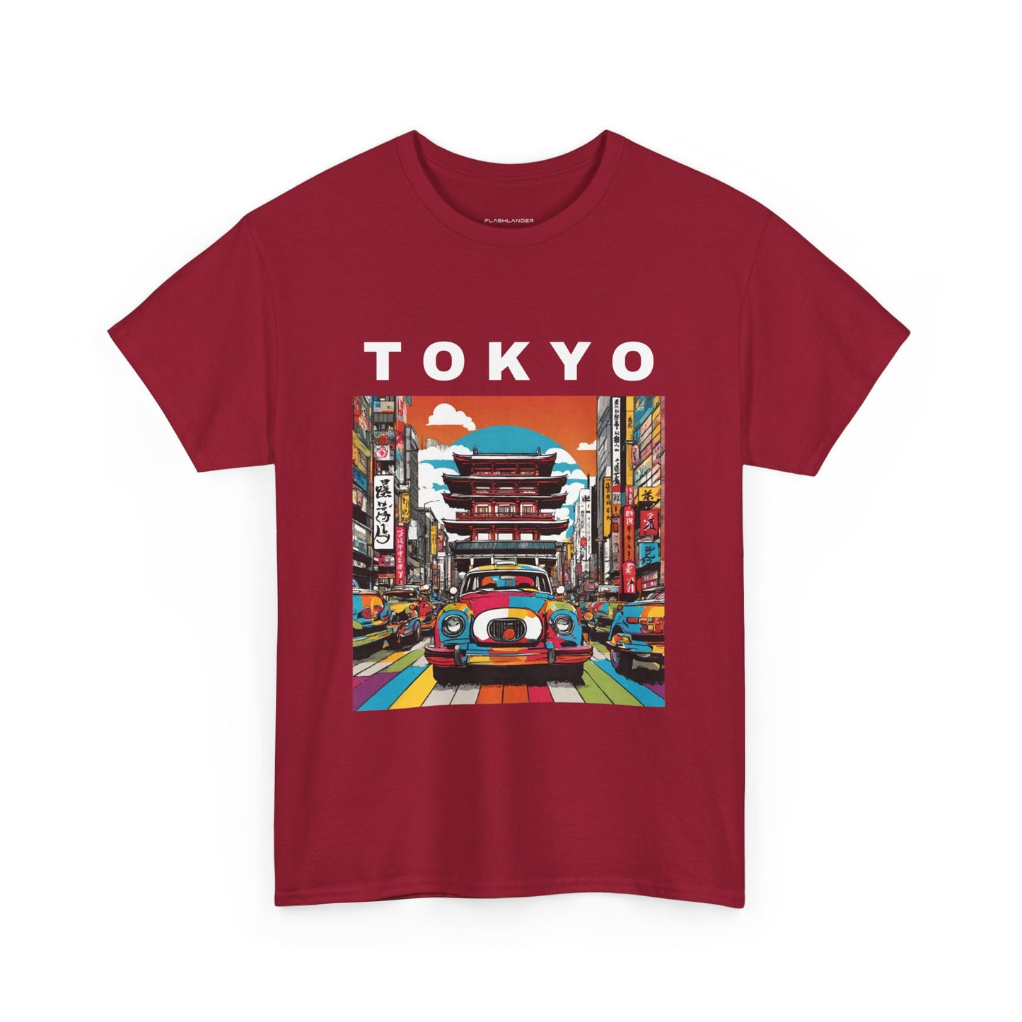 Tokyo Vintage Street Art Pop - Flashlander Gym Shirt