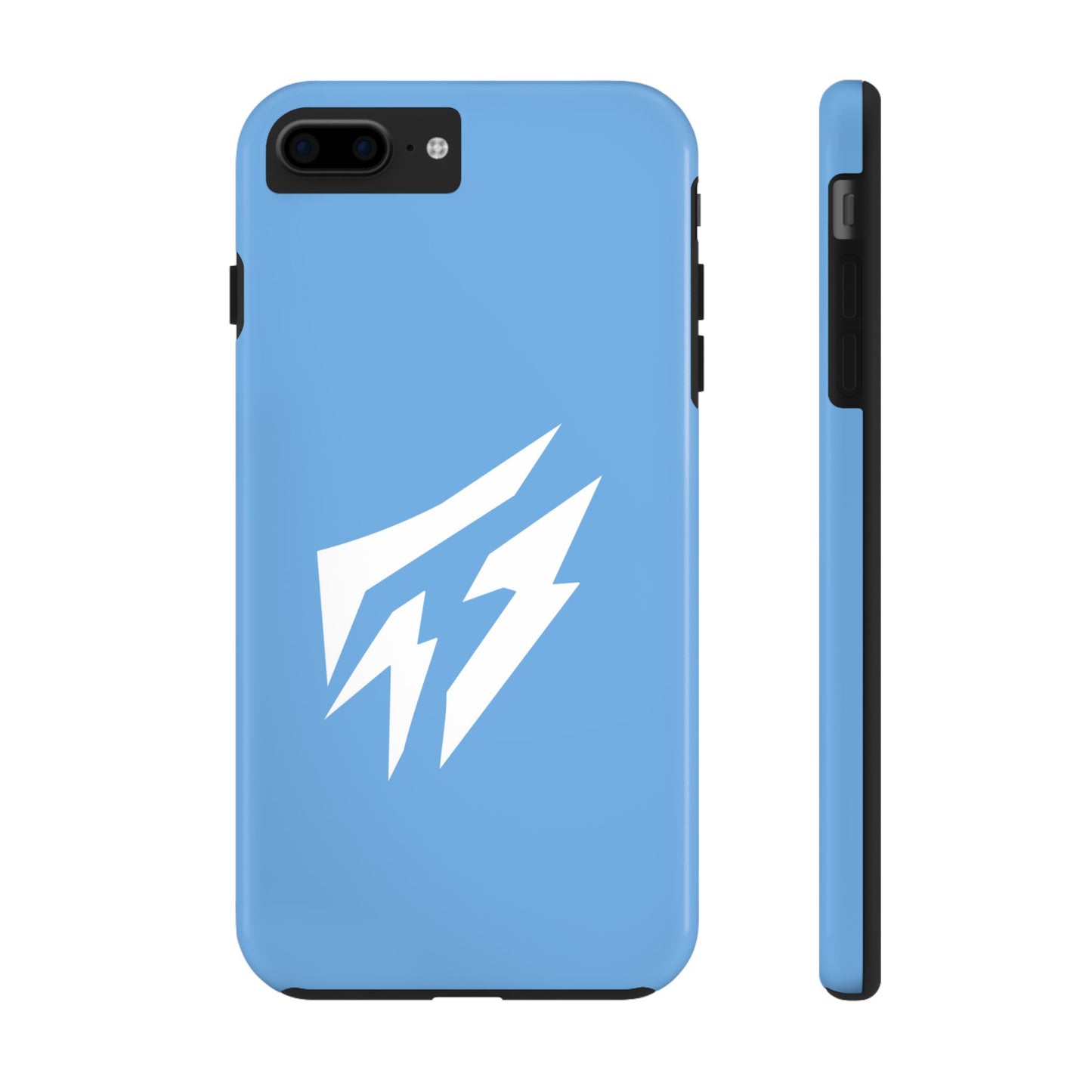 Flashlander Thunders Tough Phone Cases for all Iphone and Samsung Galaxy Light Blue