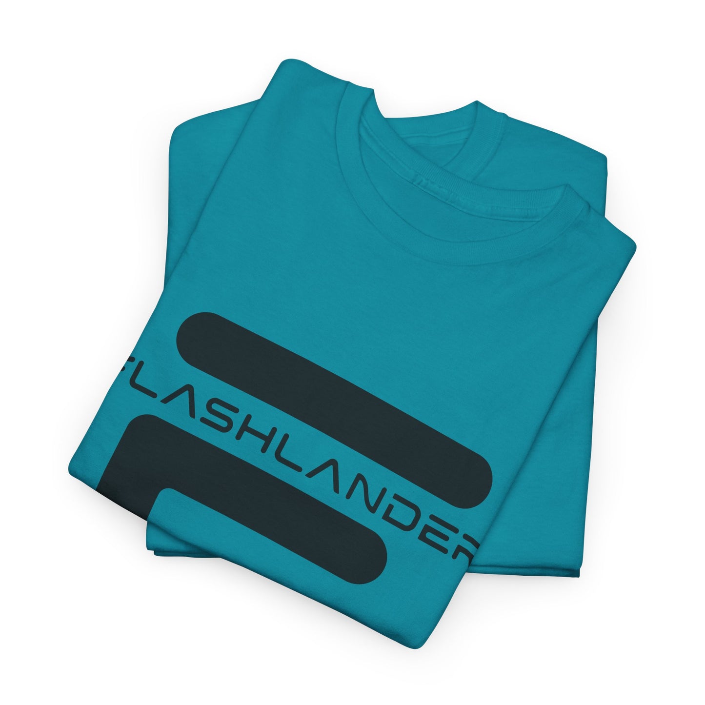 Flashlander with Iconic Crossed Logo Design Gym Shirt