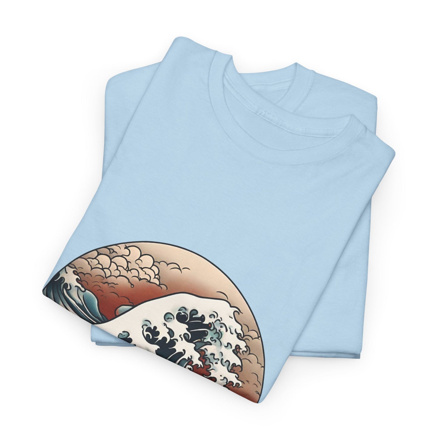 Japanese Sea Waves with Custom Japanese Name - Flashlander Gym Shirt