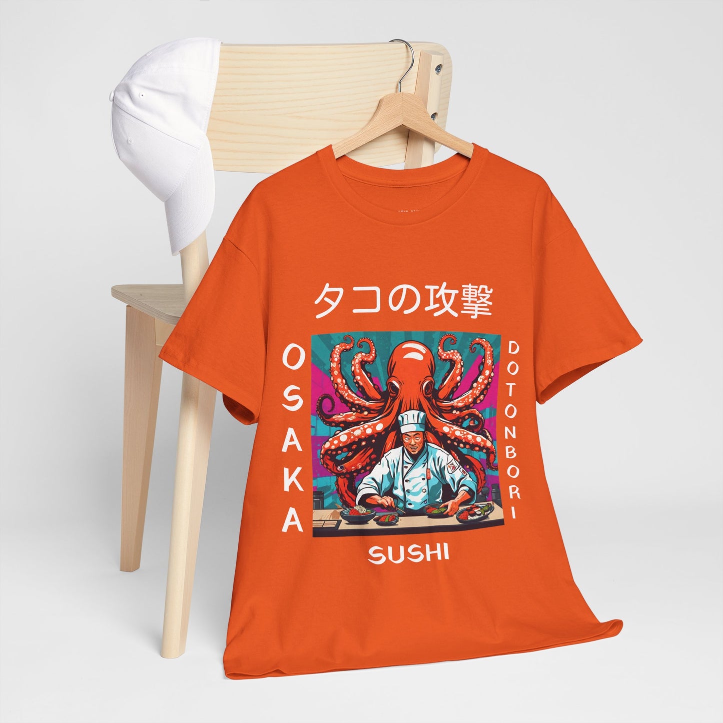 Octopus Escape Sushi Chef - Flashlander Gym Shirt