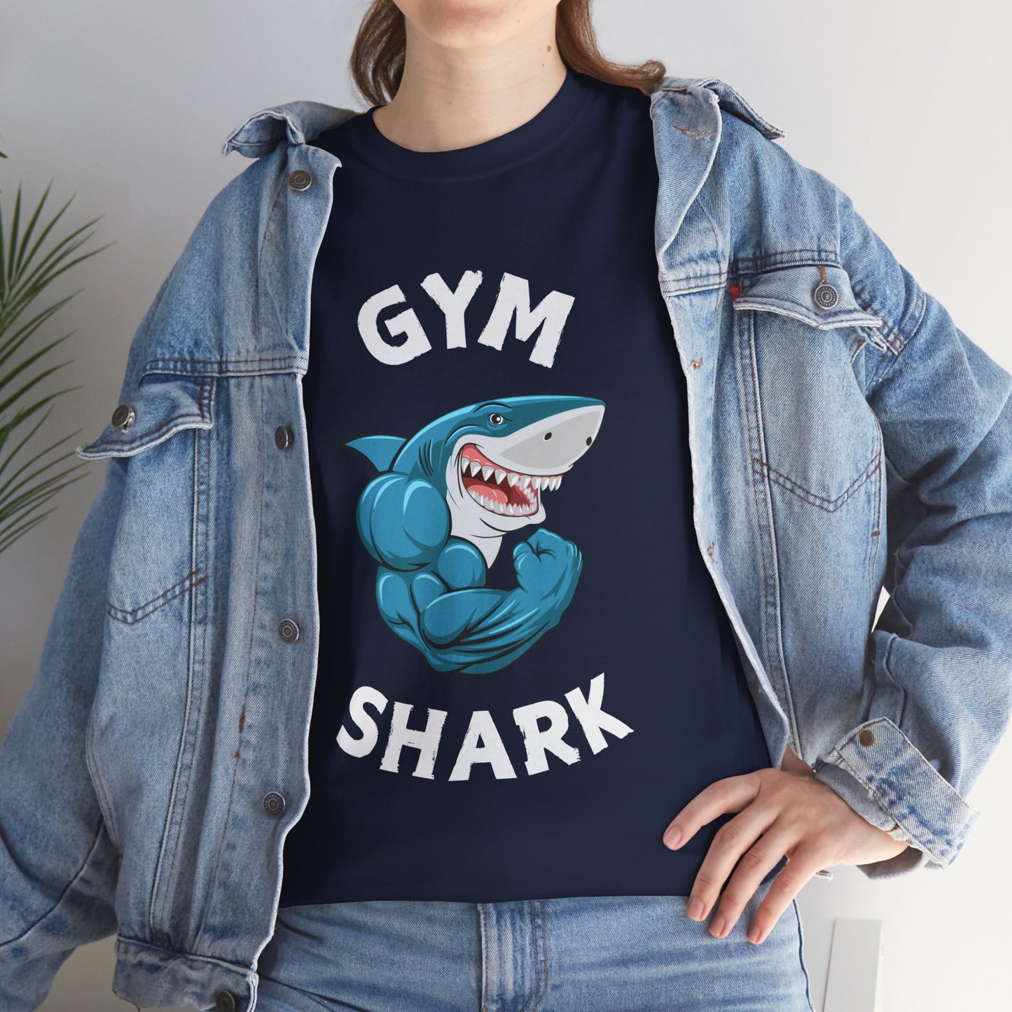 Muscle Gym Shark Bodybuilder Shirt - Flashlander