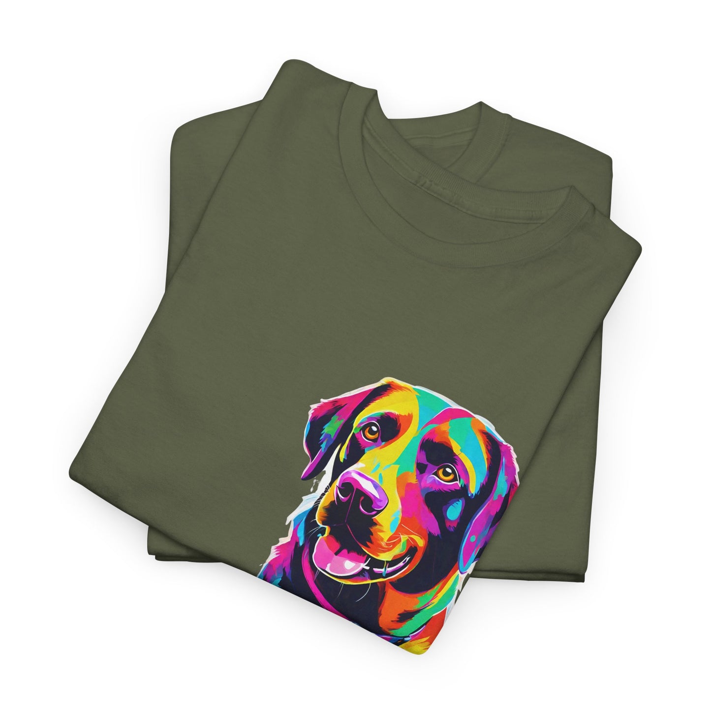 Pop Art Lab Dog in the Heart Flashlander Gym Shirt