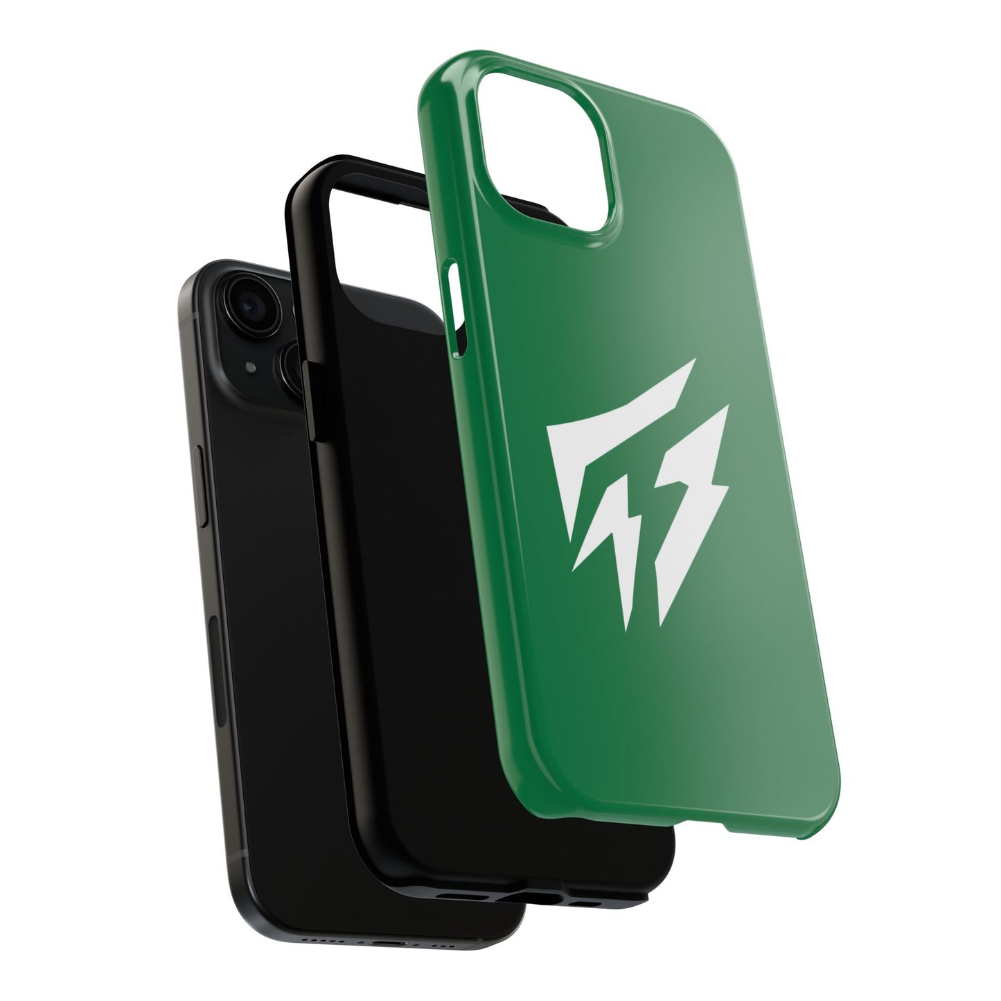 Flashlander Thunders Tough Phone Cases for all Iphone and Samsung Galaxy Dark Green