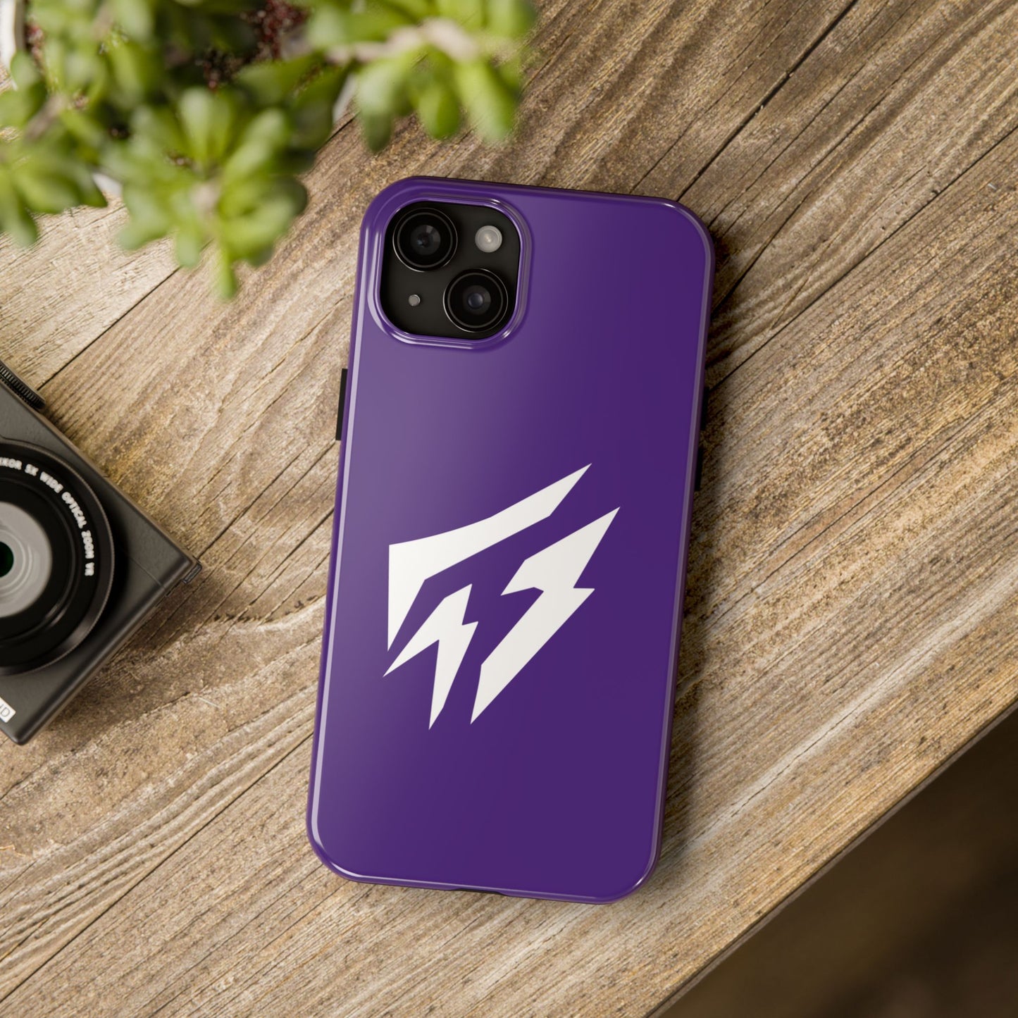 Flashlander Thunders Tough Phone Cases for all Iphone and Samsung Galaxy Purple