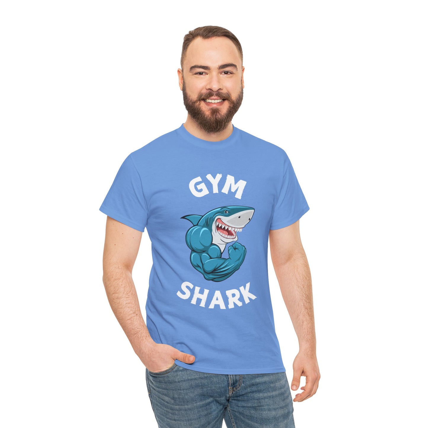 Muscle Gym Shark Bodybuilder Shirt - Flashlander