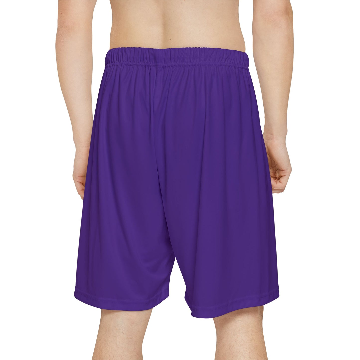 Flashlander ALG Performance Men’s Sports Shorts (AOP) Purple