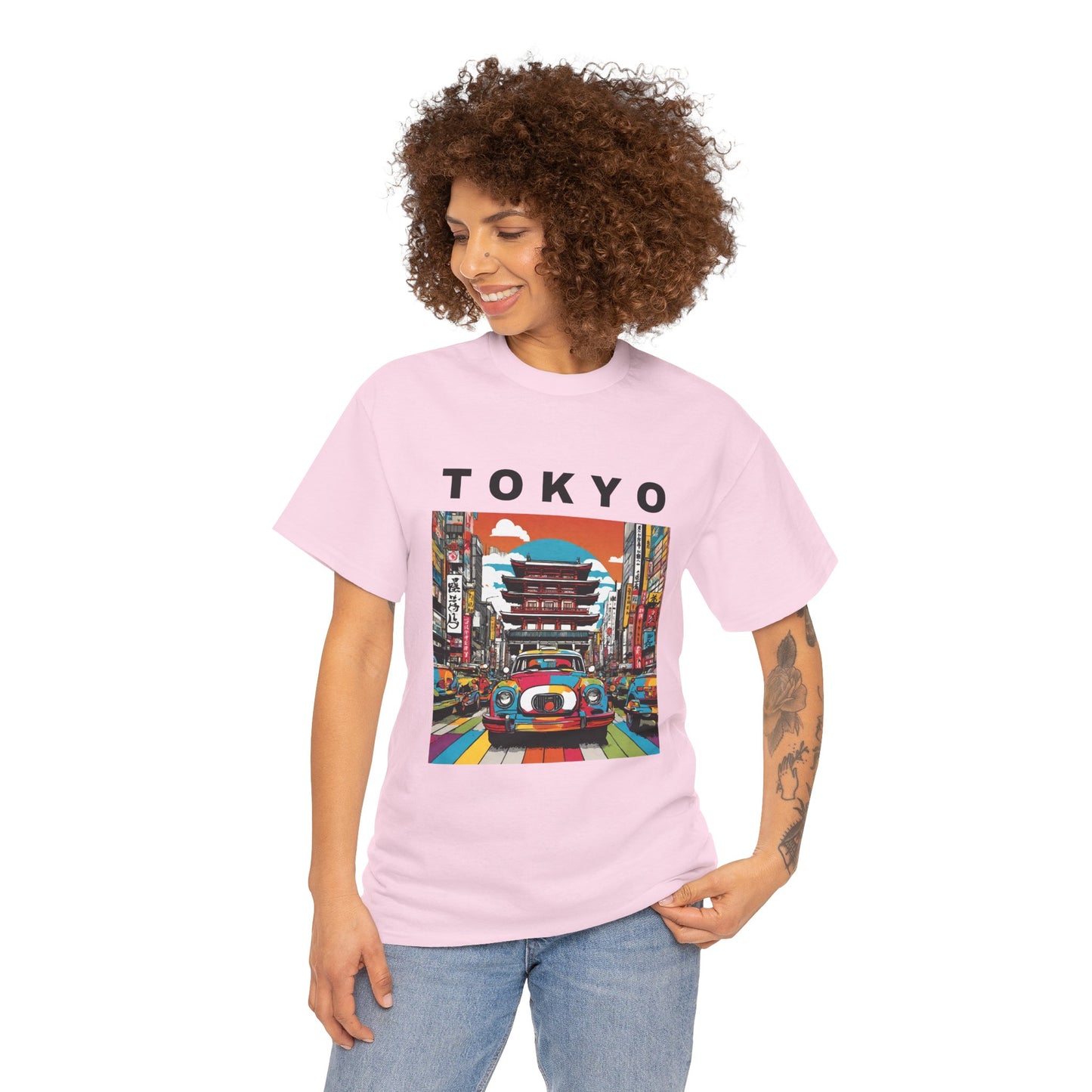 Tokyo Vintage Street Art Pop - Flashlander Gym Shirt