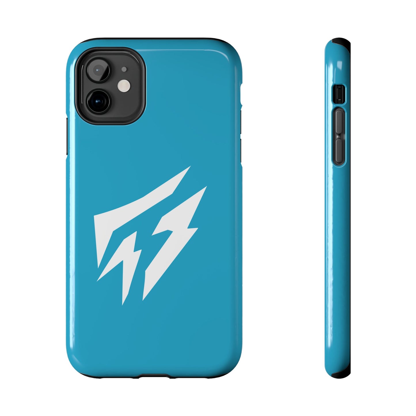 Flashlander Thunders Tough Phone Cases for all Iphone and Samsung Galaxy Blue Aqua Turquoise