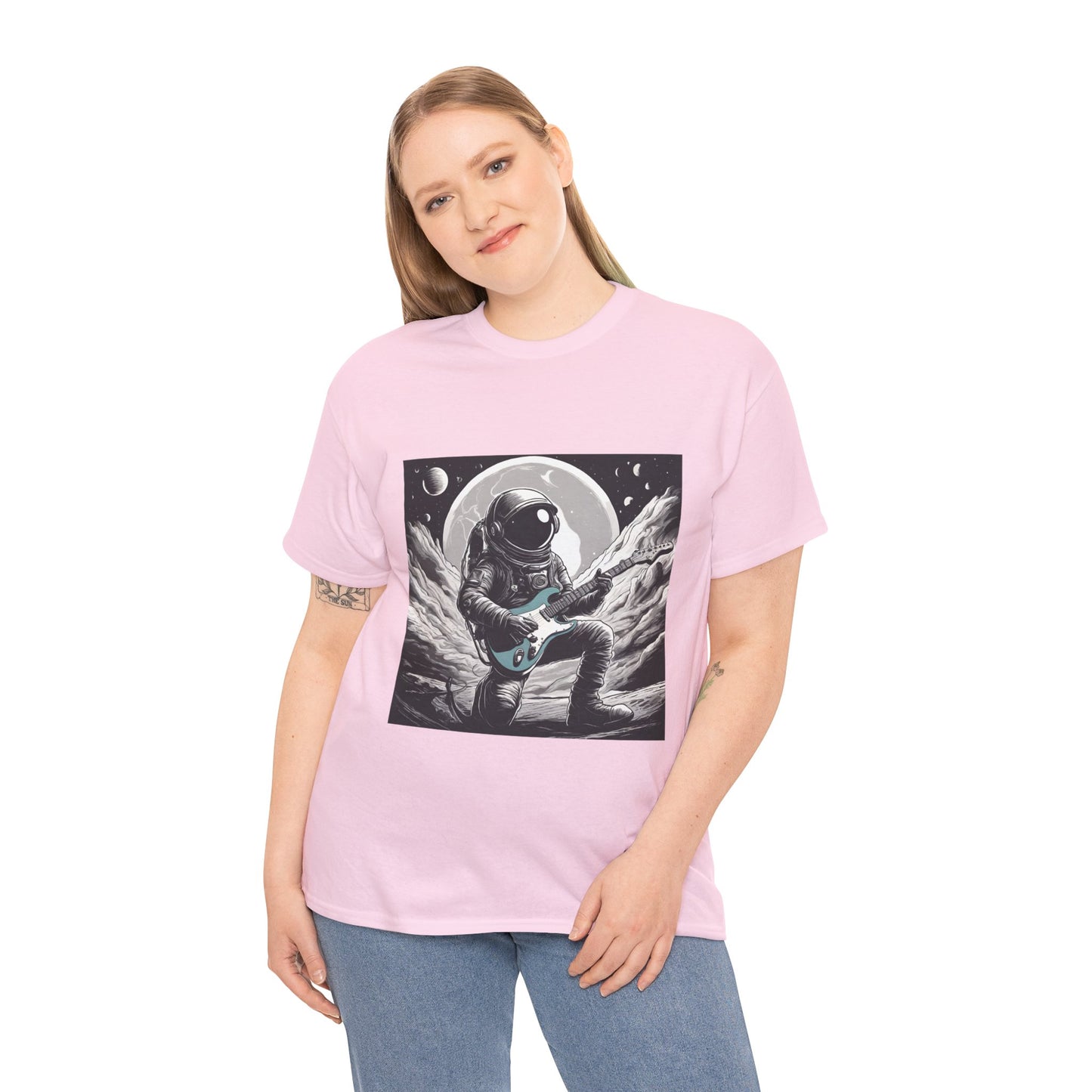 Galactic Jam Rockstar Astronaut Flashlander Gym Shirt