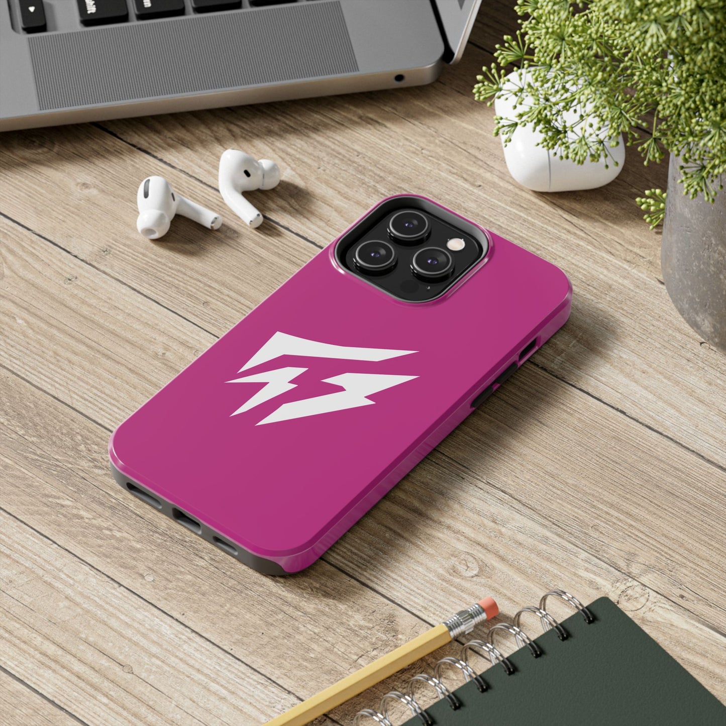 Flashlander Thunders Tough Phone Cases for all Iphone and Samsung Galaxy Dark Pink