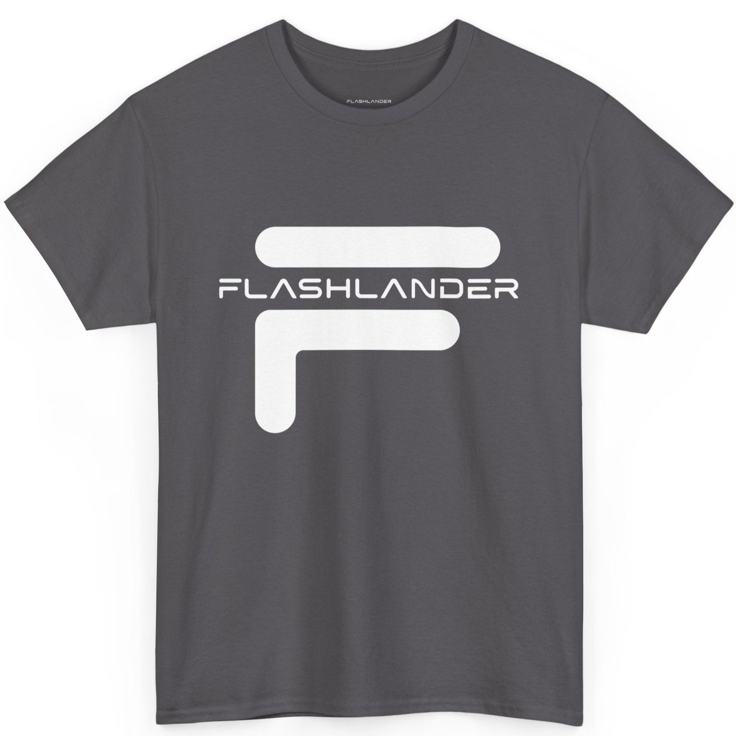 Flashlander with Iconic Crossed Logo Design Gym Shirt