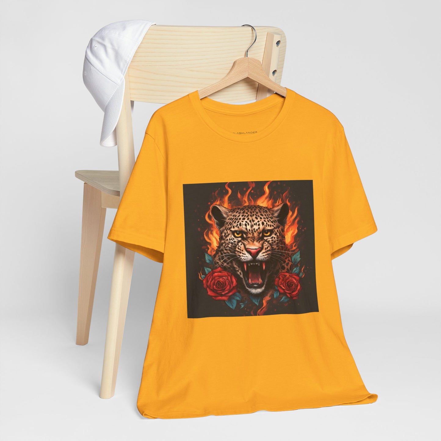 Leopard Flames Flashlander Gym Shirt