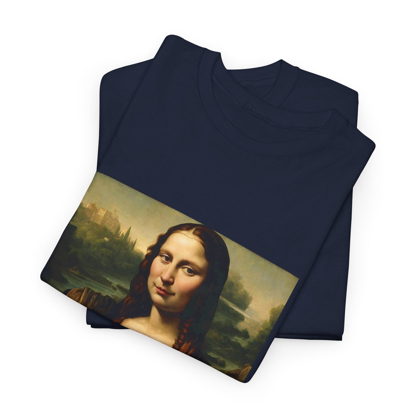 Mona Lisa with Cat - Flashlander Gym Shirt