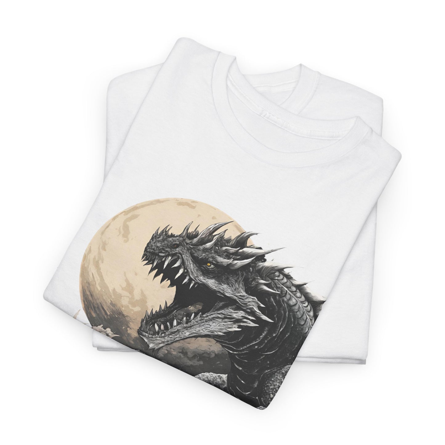 T-shirt de sport Flashlander, le monstre marin Kraken émerge, menace au clair de lune