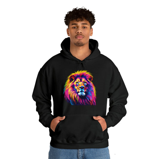 Lion Art Pop Flashlander Hooded Sweatshirt