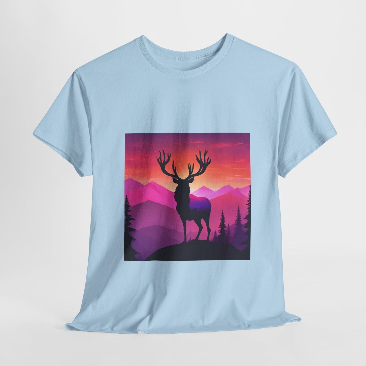 Deer Majestic Sunset Flashlander Gym Shirt