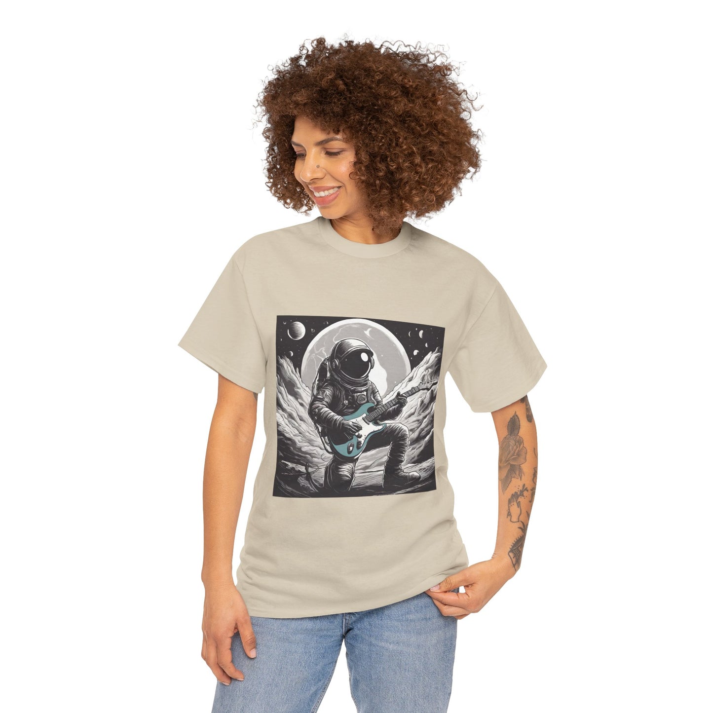 Galactic Jam Rockstar Astronaut Flashlander Gym Shirt