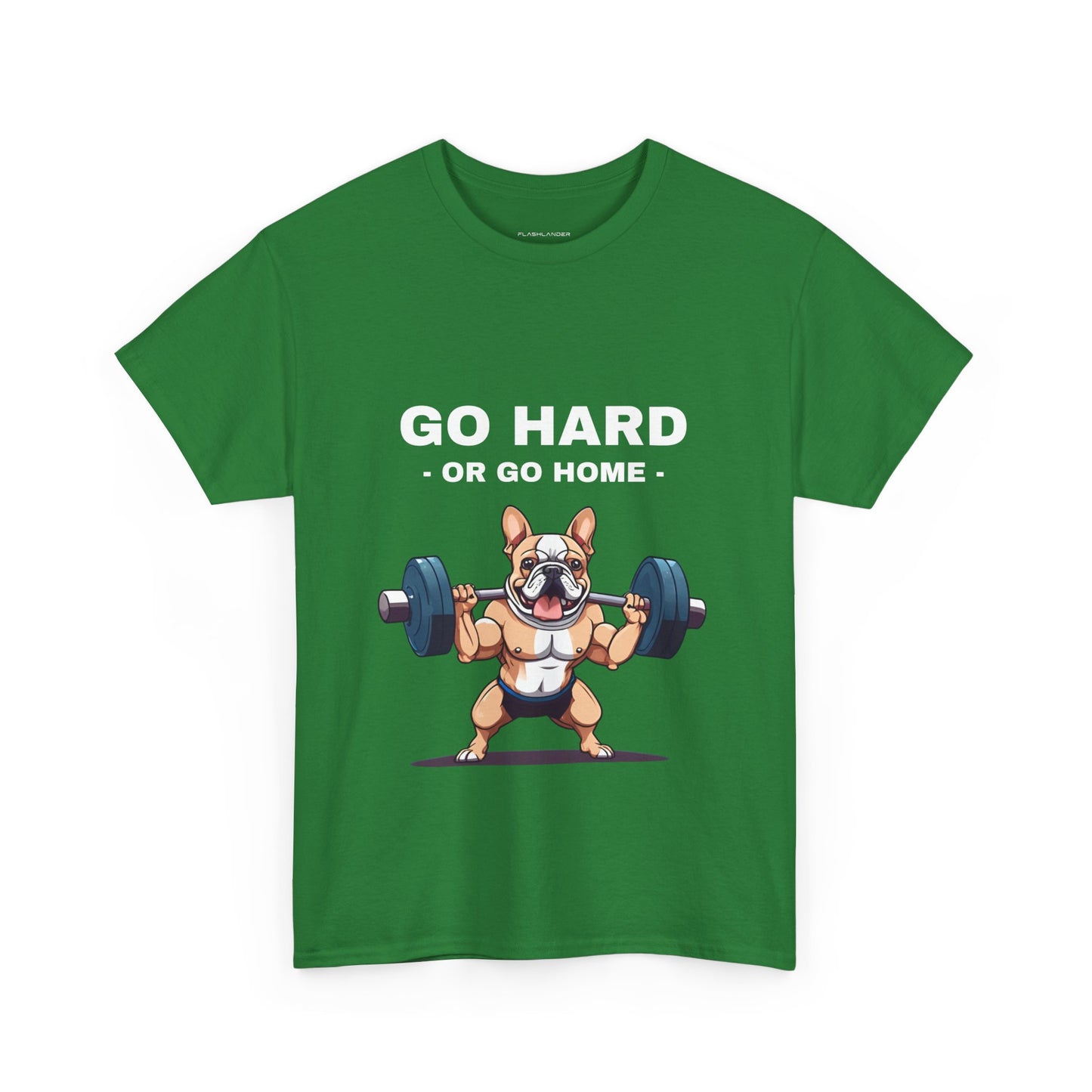 Muscular French Bulldog Dog Bodybuilding  - Flashlander Gym Shirt