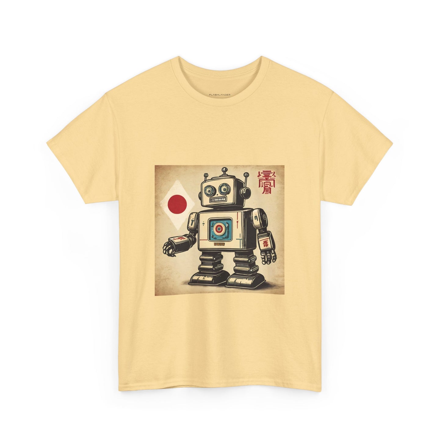 Camiseta deportiva con diseño de robot japonés vintage - Flashlander