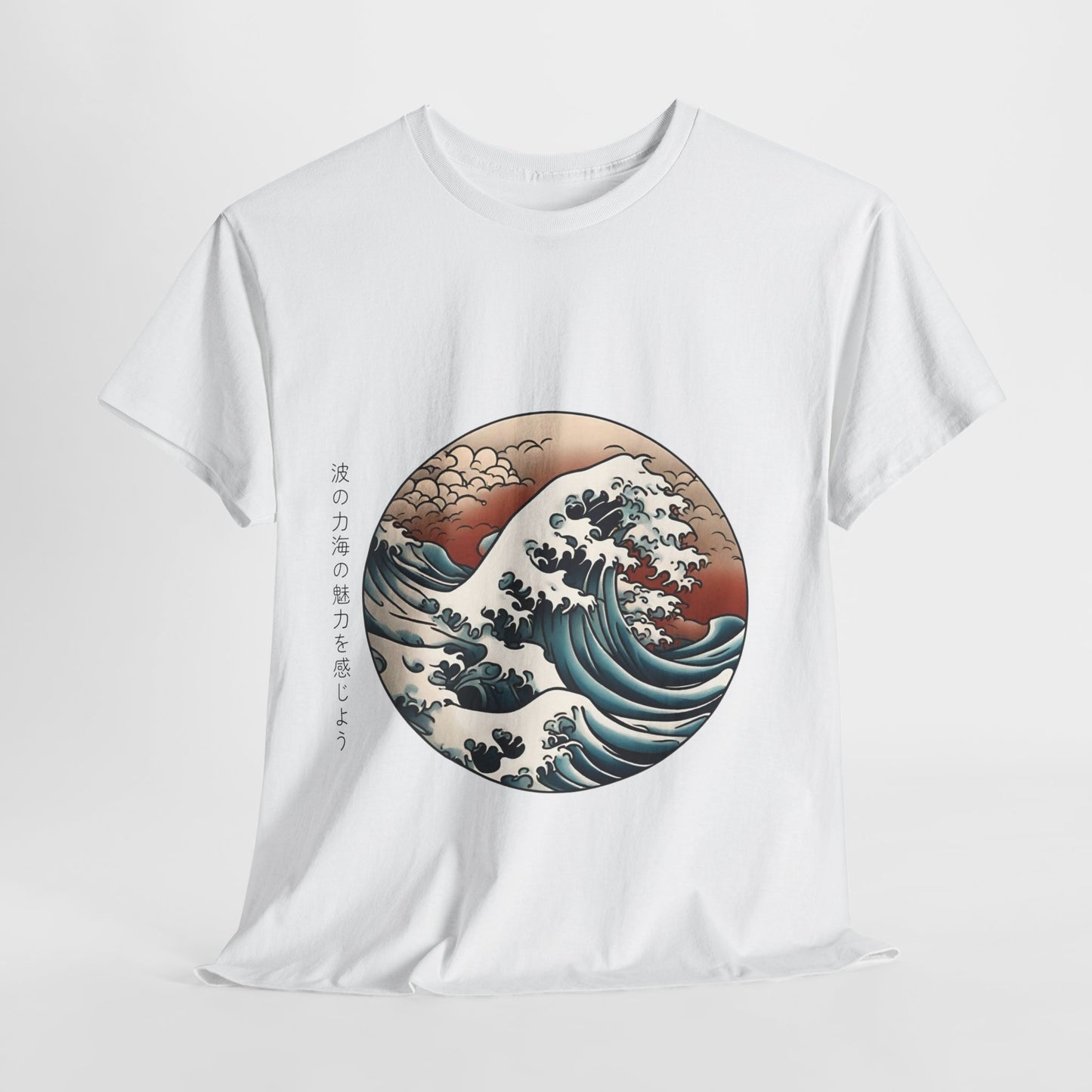 Japanese Sea Waves with Custom Japanese Name - Flashlander Gym Shirt