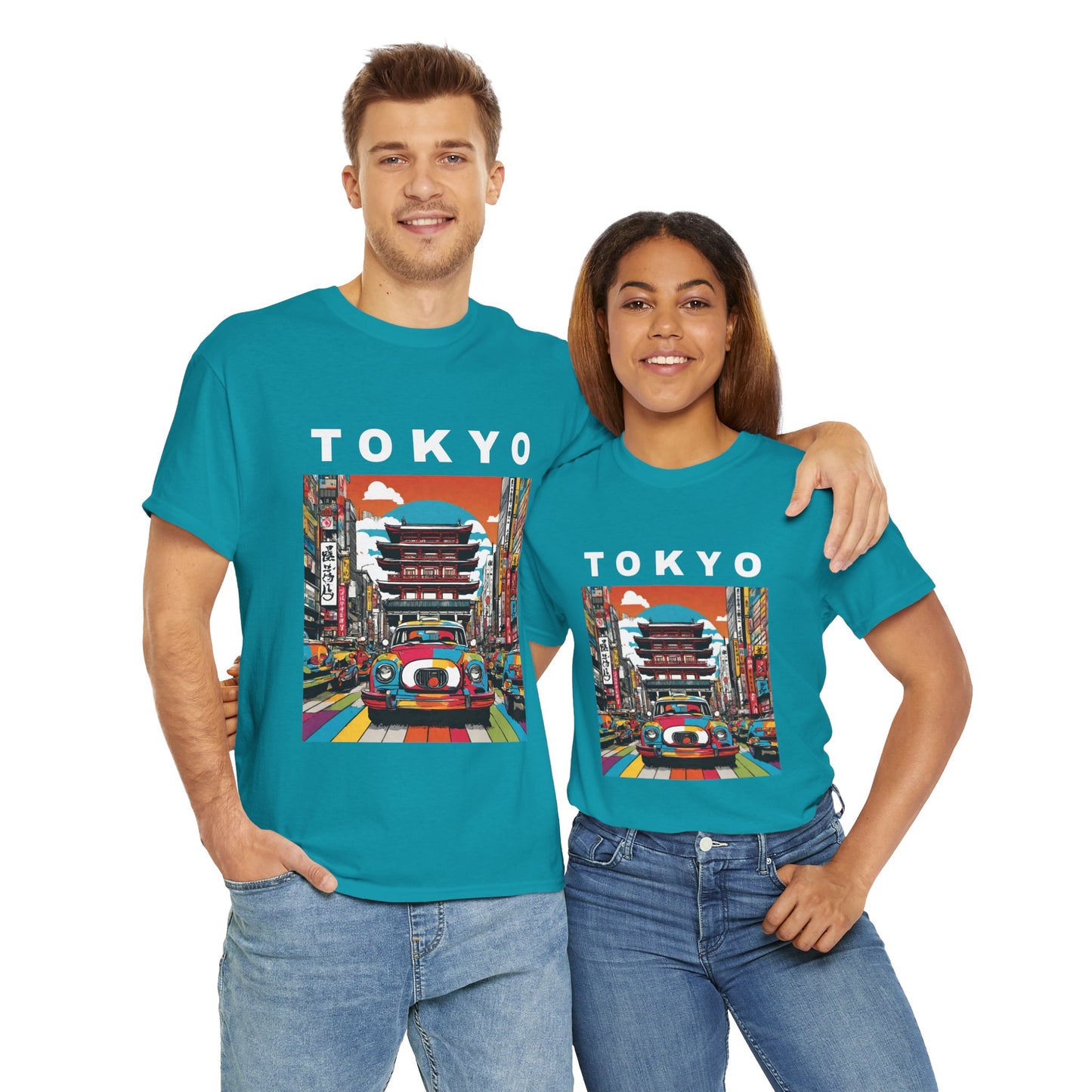 Tokyo Vintage Street Art Pop - Flashlander Gym Shirt