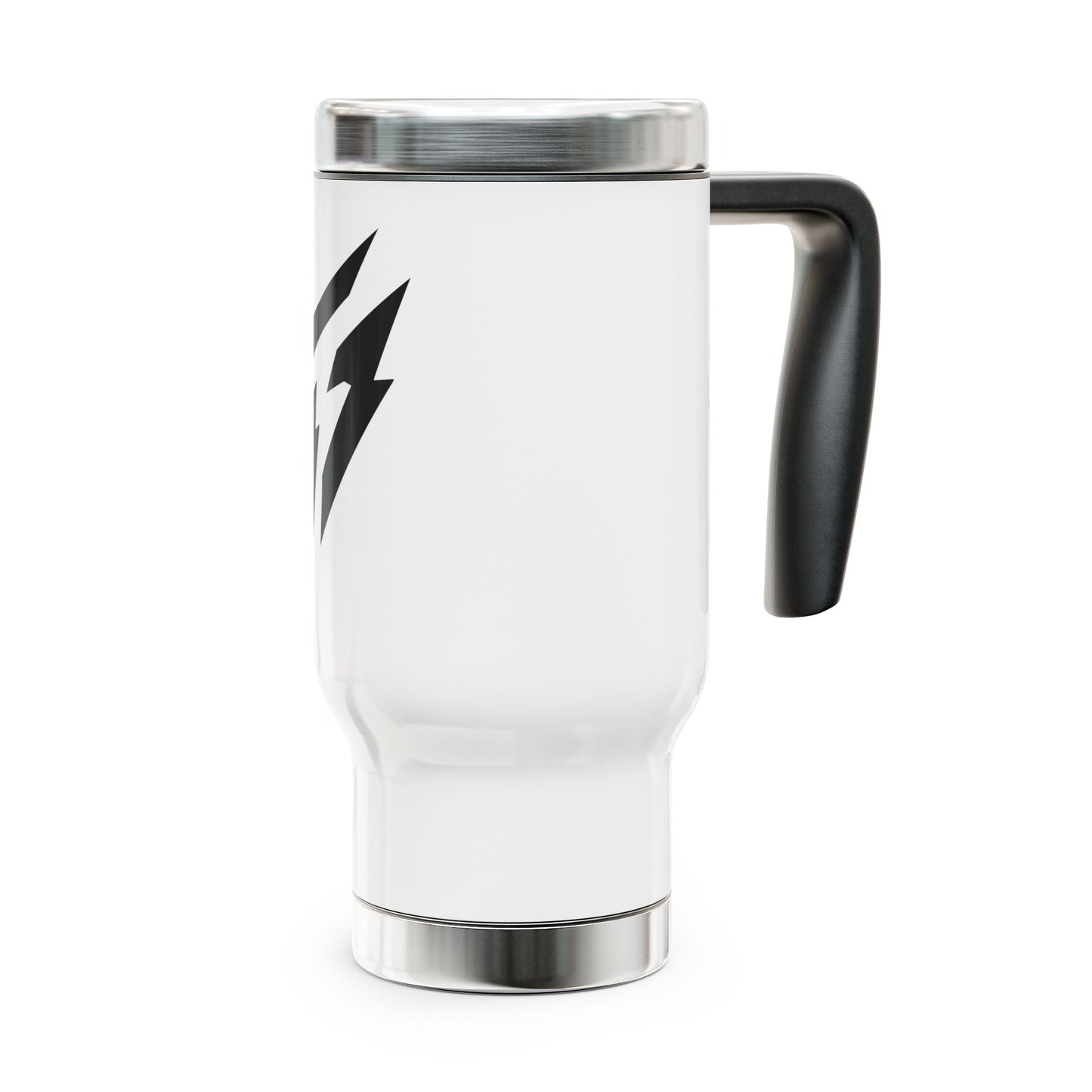 Taza deportiva de viaje de acero inoxidable Flashlander con asa de 14 oz