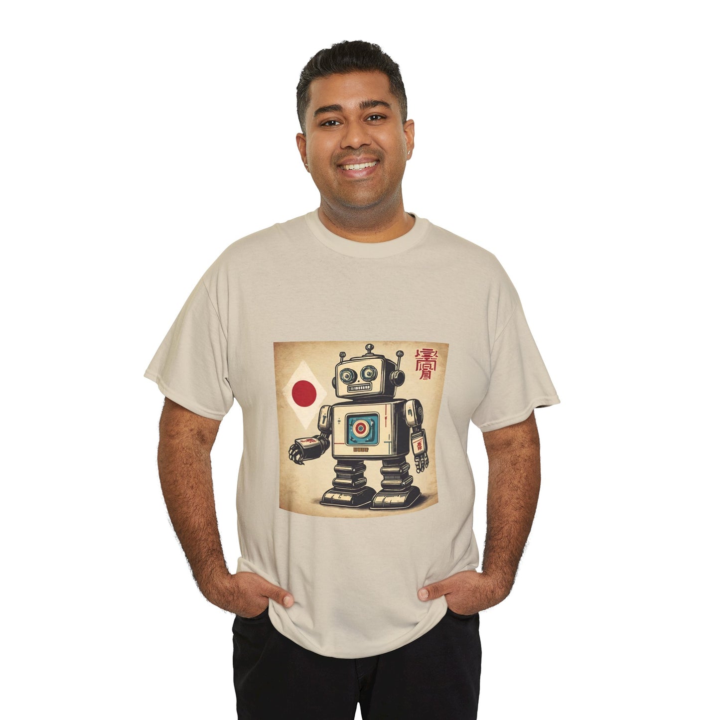 Camiseta deportiva con diseño de robot japonés vintage - Flashlander