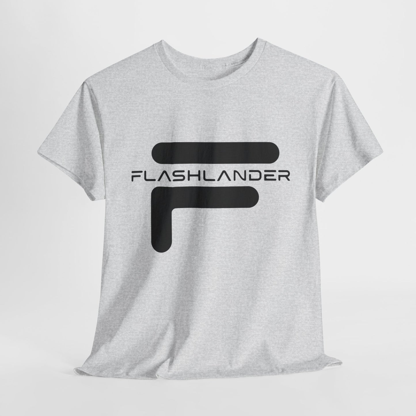 Flashlander with Iconic Crossed Logo Design Gym Shirt