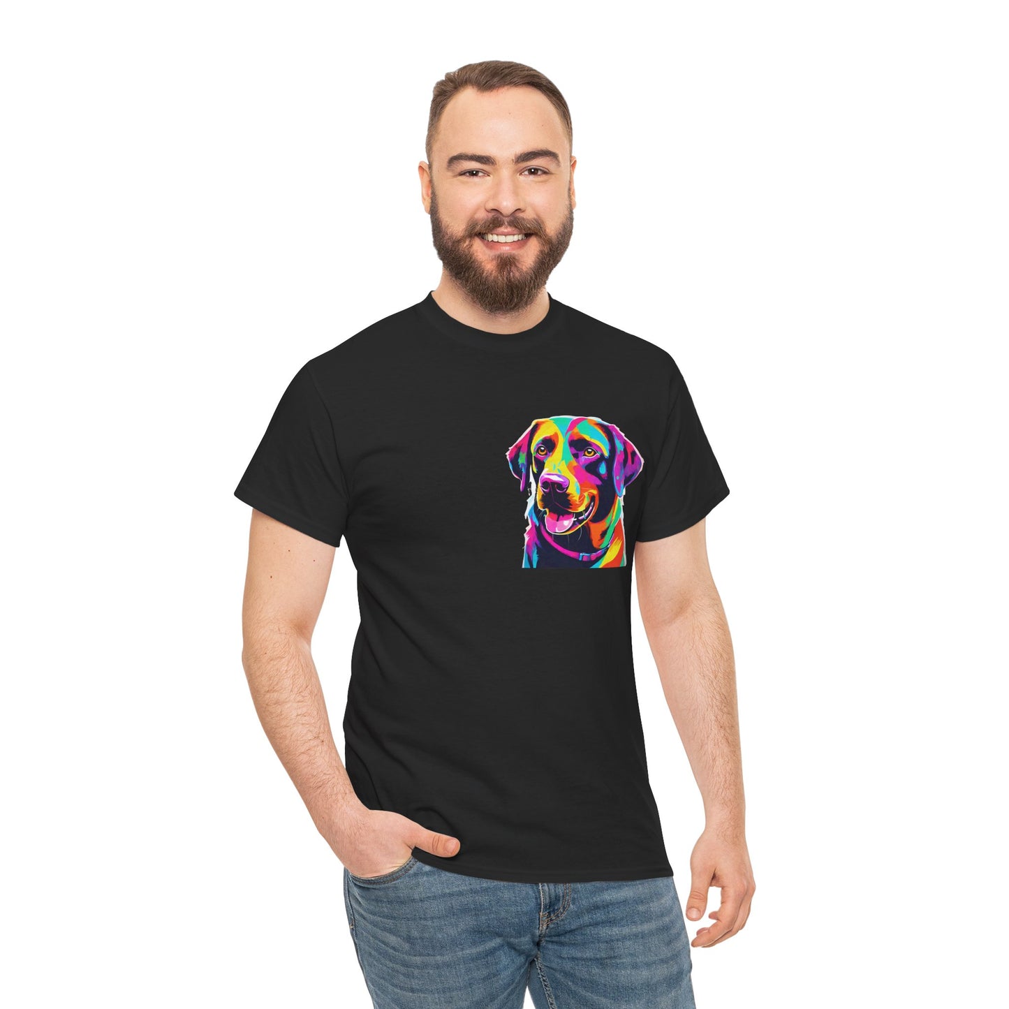 Pop Art Lab Dog in the Heart Flashlander Gym Shirt