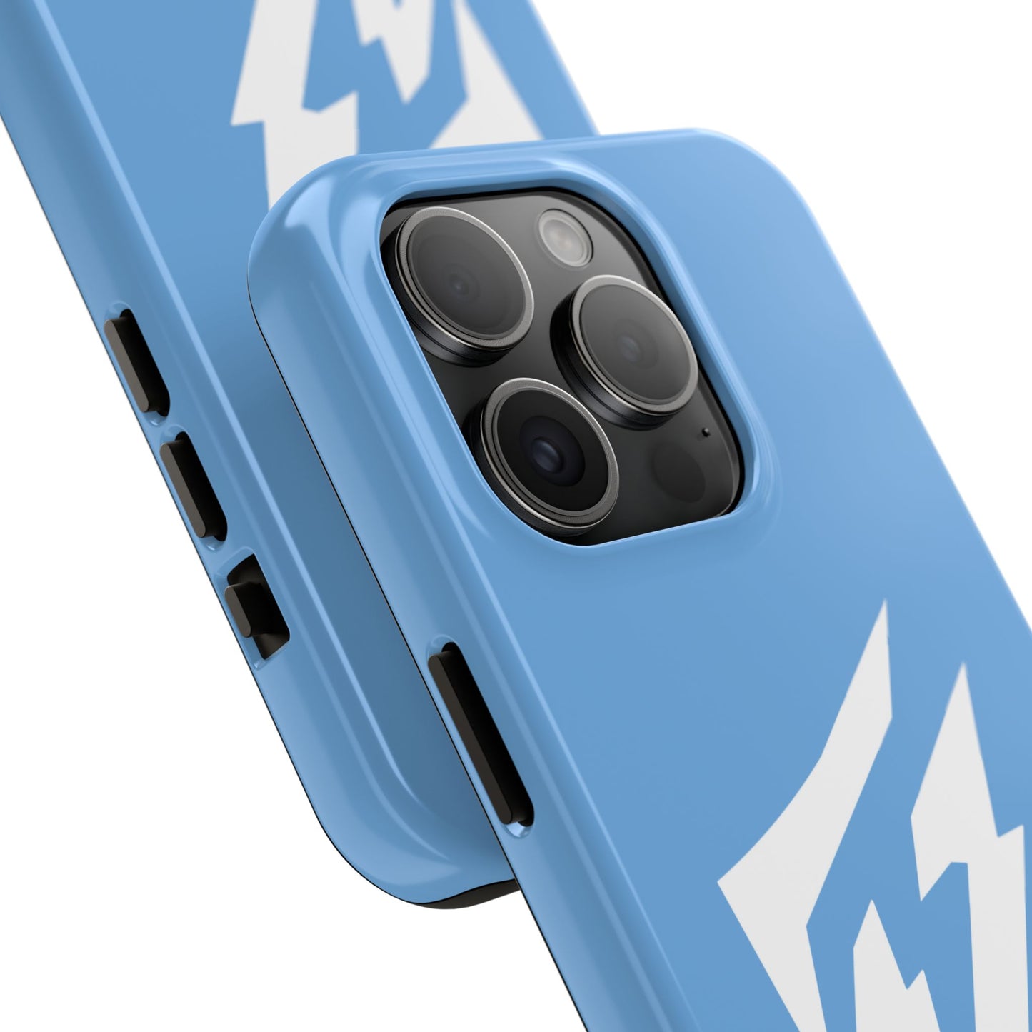 Flashlander Thunders Tough Phone Cases for all Iphone and Samsung Galaxy Light Blue