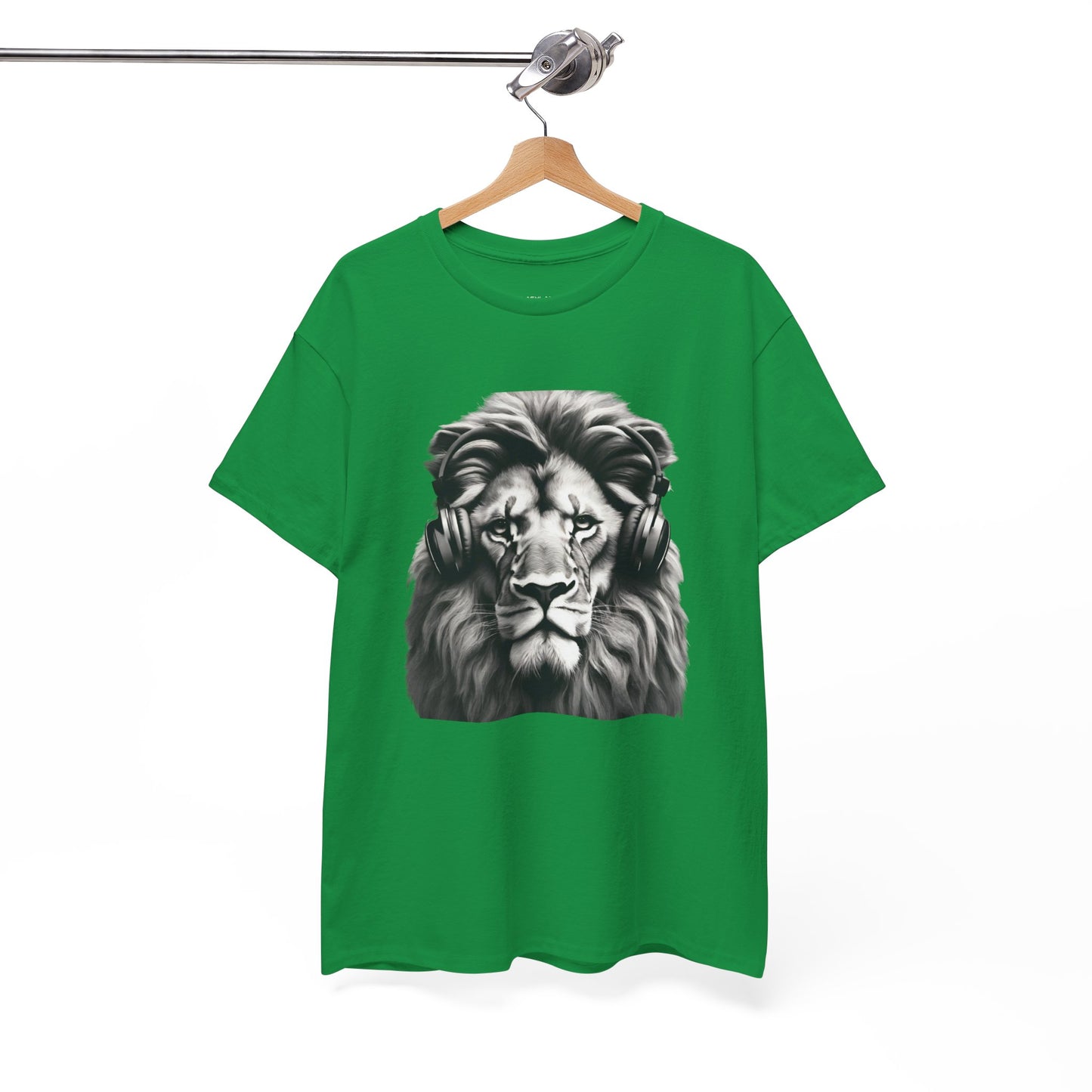 Lion Training with Headphones - Flashlander Gym Shirt