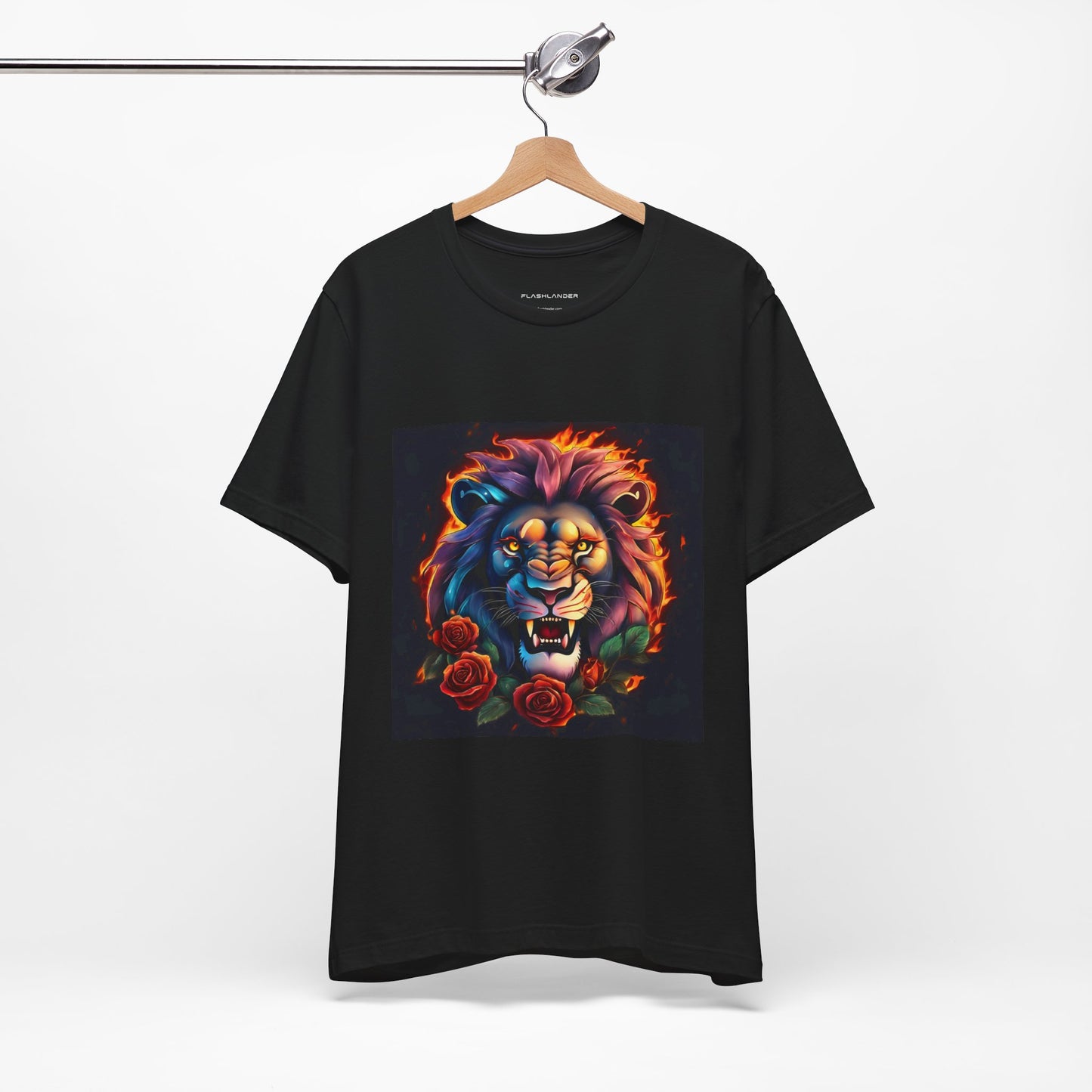 Brave Lion Flames Flashlander Gym Shirt