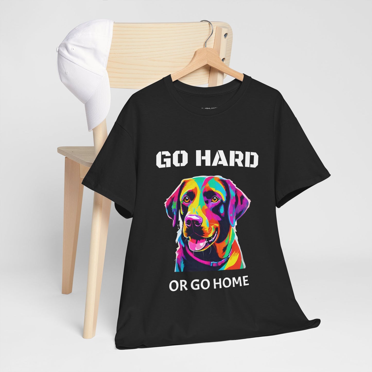 Labrador Retriever Dog Pop Art  - Go Hard Or Go Home Flashlander Gym Shirt