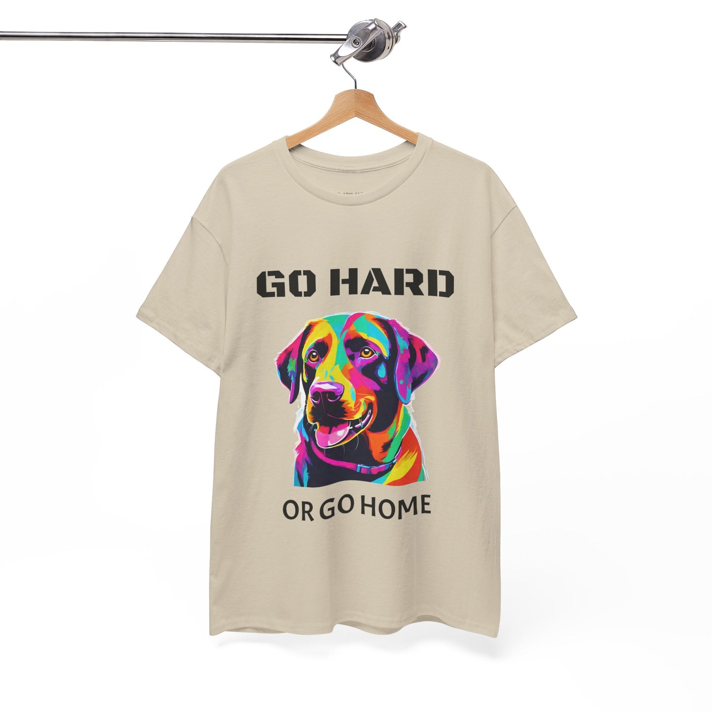 Labrador Retriever Dog Pop Art  - Go Hard Or Go Home Flashlander Gym Shirt