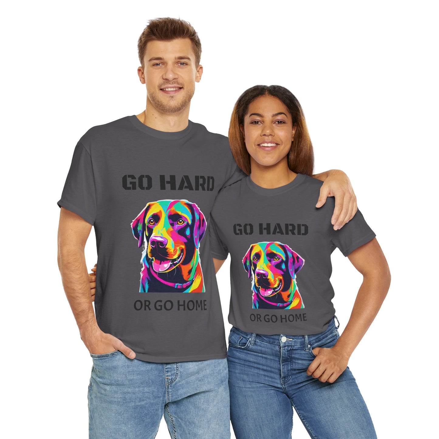 Labrador Retriever Dog Pop Art  - Go Hard Or Go Home Flashlander Gym Shirt