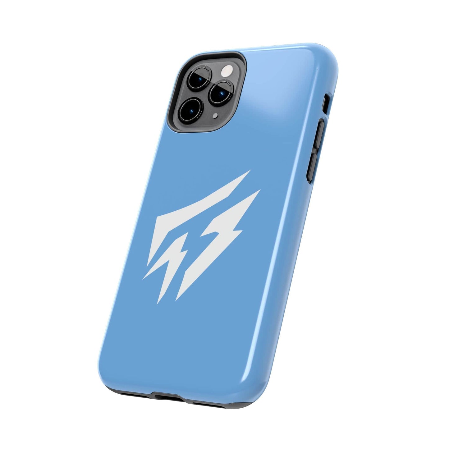 Flashlander Thunders Tough Phone Cases for all Iphone and Samsung Galaxy Light Blue