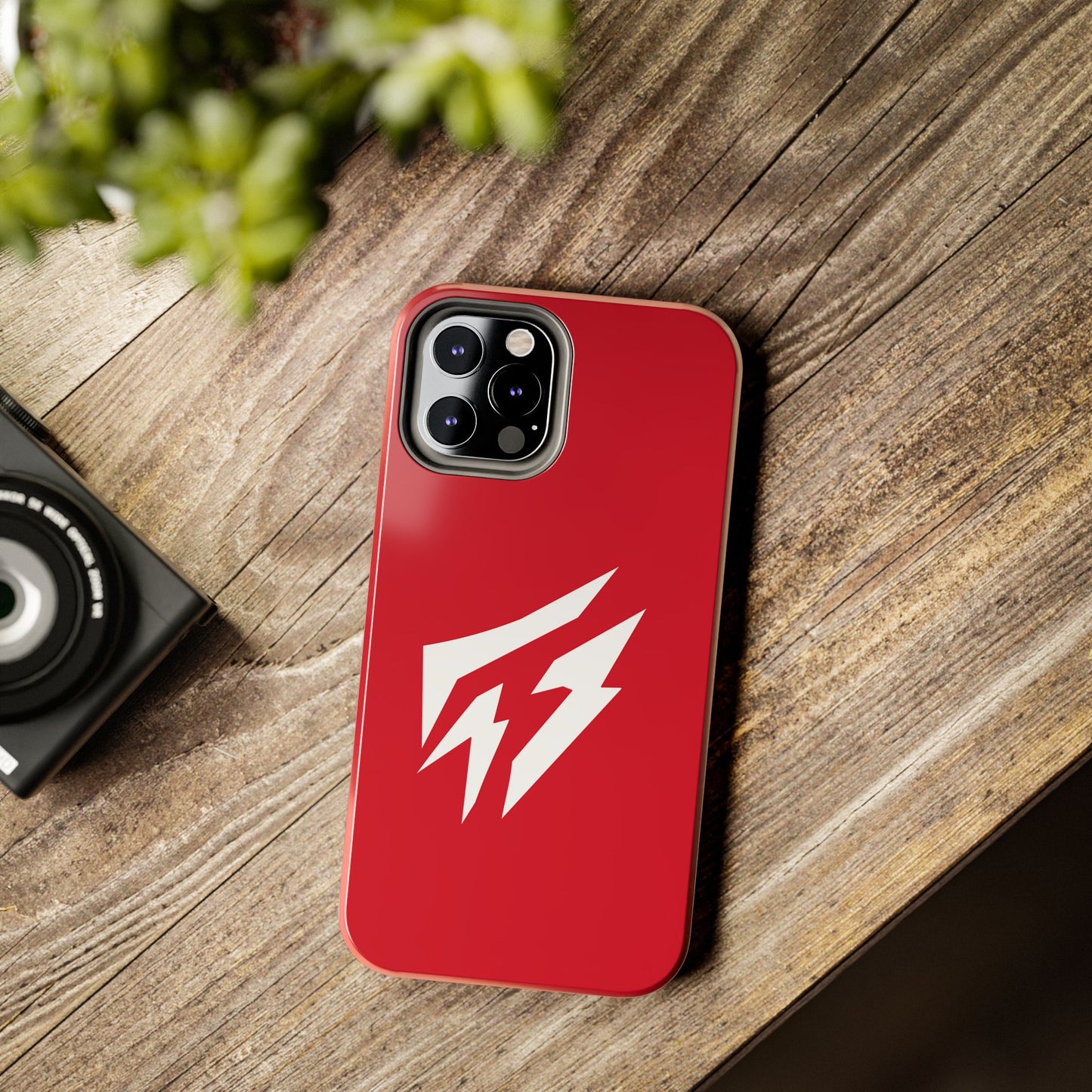 Flashlander Thunders Tough Phone Cases for all Iphone and Samsung Galaxy Dark Red