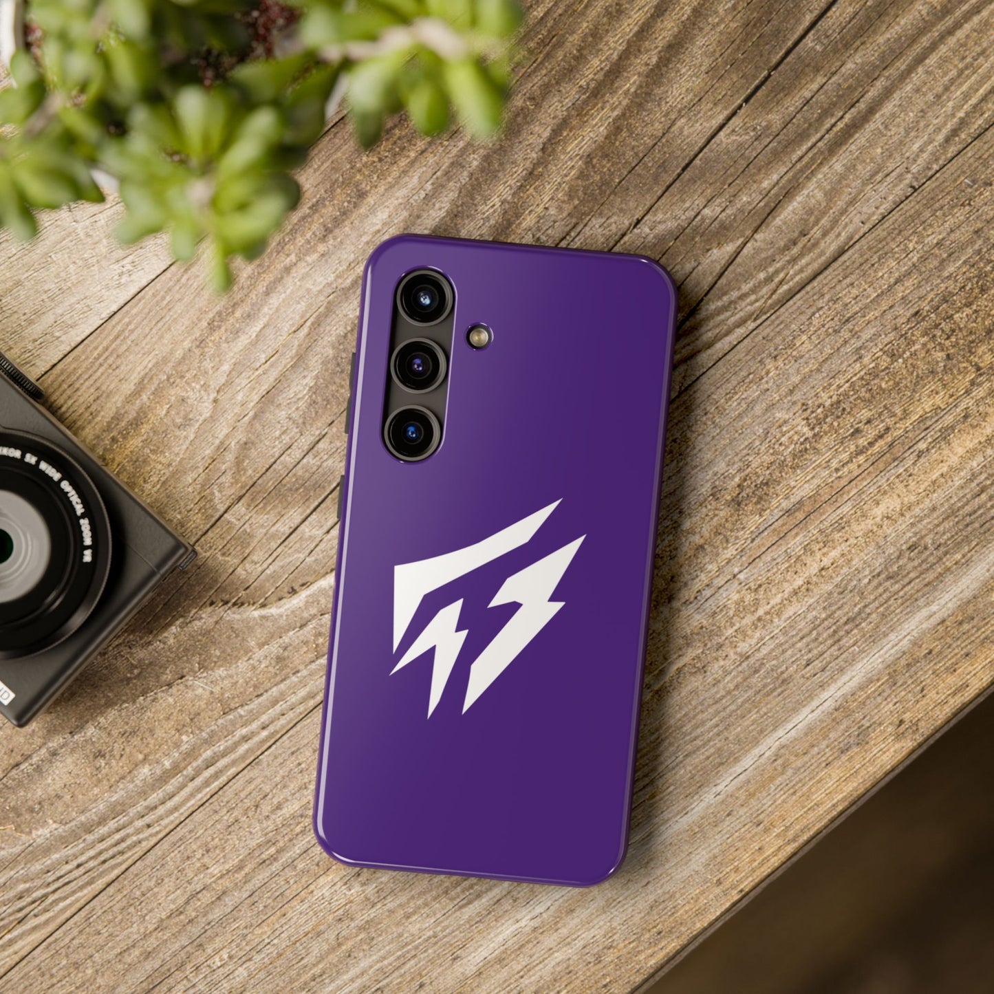 Flashlander Thunders Tough Phone Cases for all Iphone and Samsung Galaxy Purple