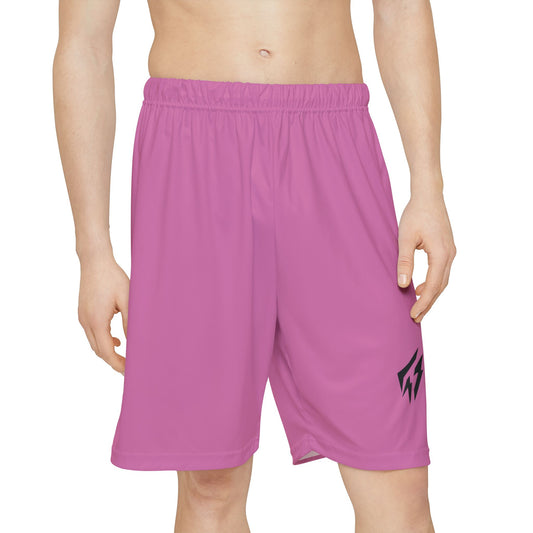 Flashlander ALG Performance Men’s Sports Shorts (AOP) Light Pink