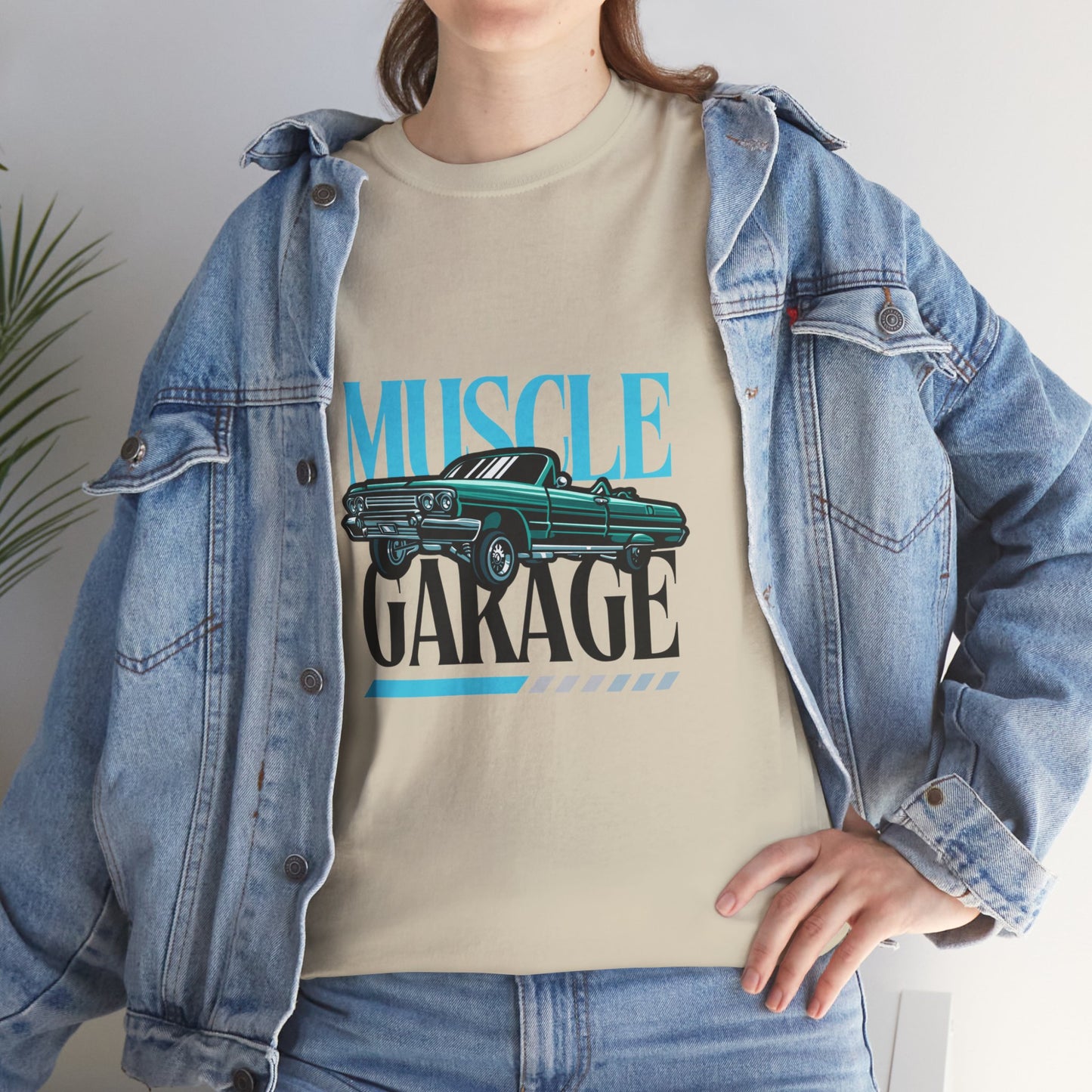 Garage de voitures vintage Muscle - T-shirt de sport Flashlander